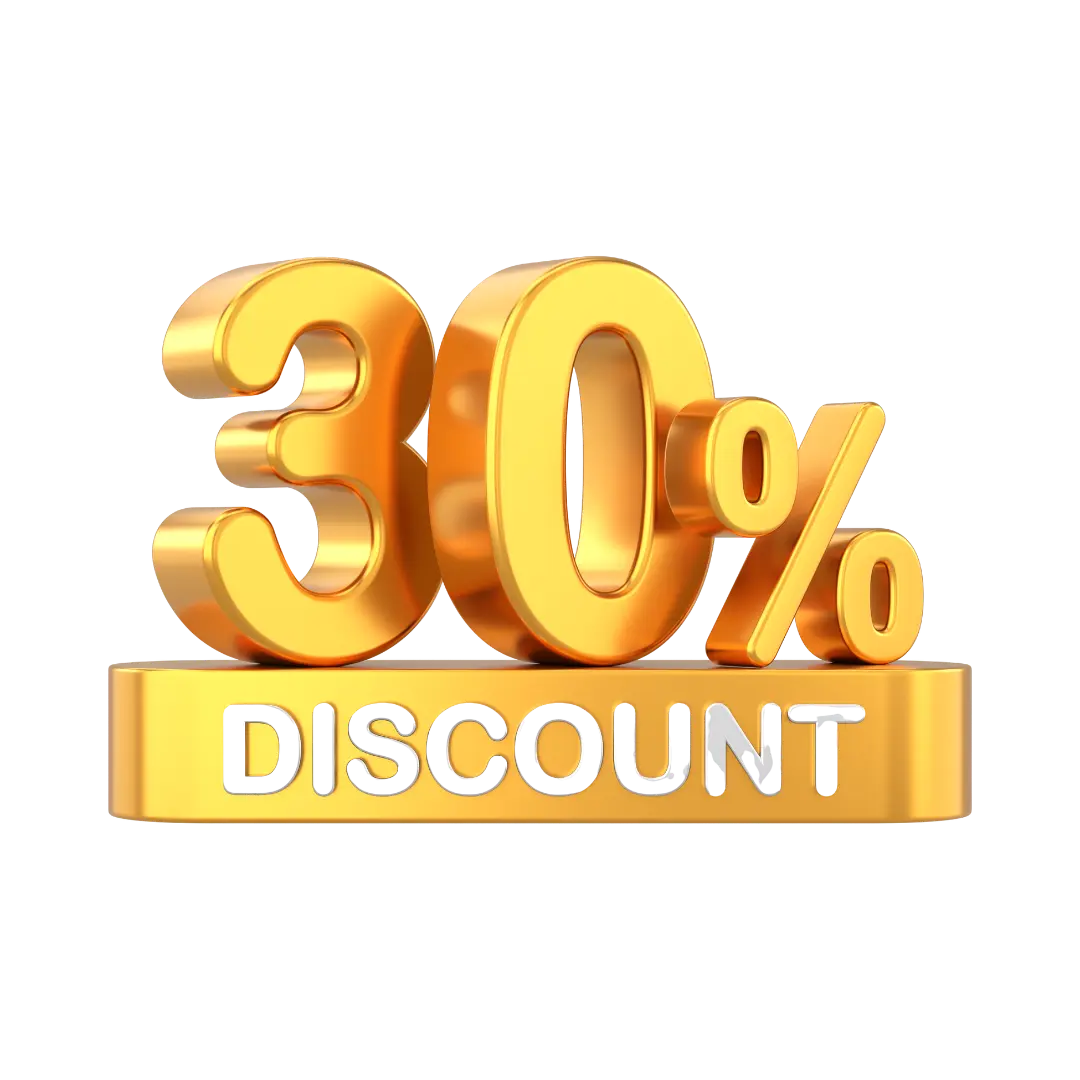 30% DISCOUNT