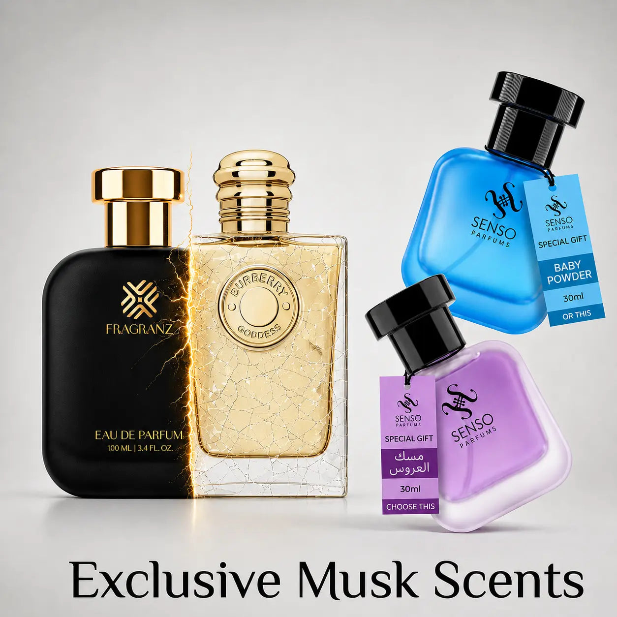 Burberry Goddess Bundle - Free Musk Baby Powder Or Bride Musk