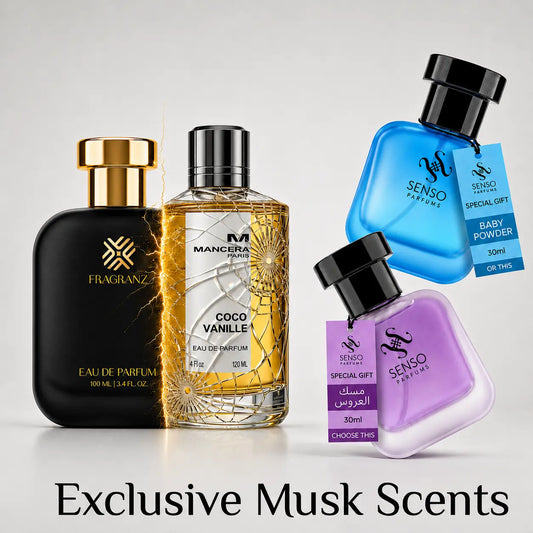 Mancera Coco Vanille Bundle - Free Musk Baby Powder Or Bride Musk